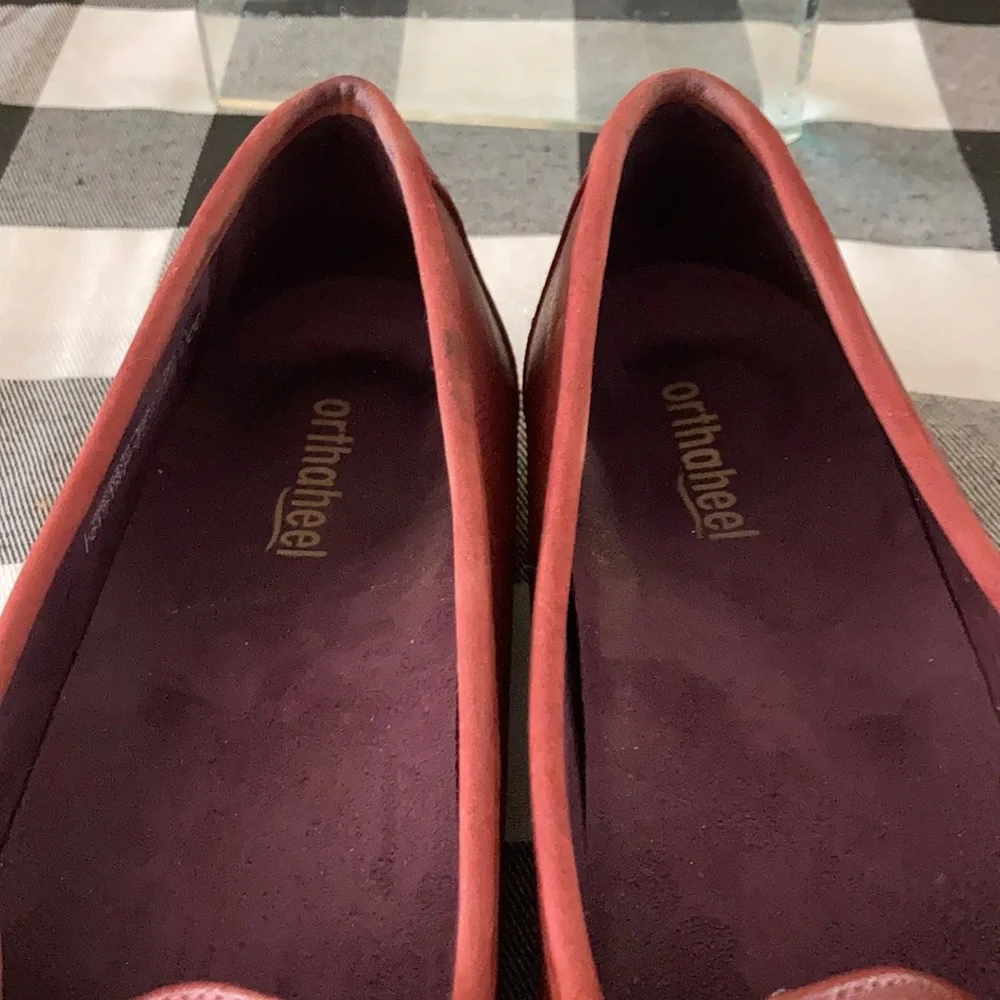 orthaheel slip leather